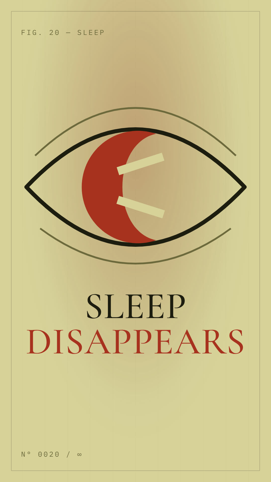 Planche jaune : l’insomnie fatale familiale